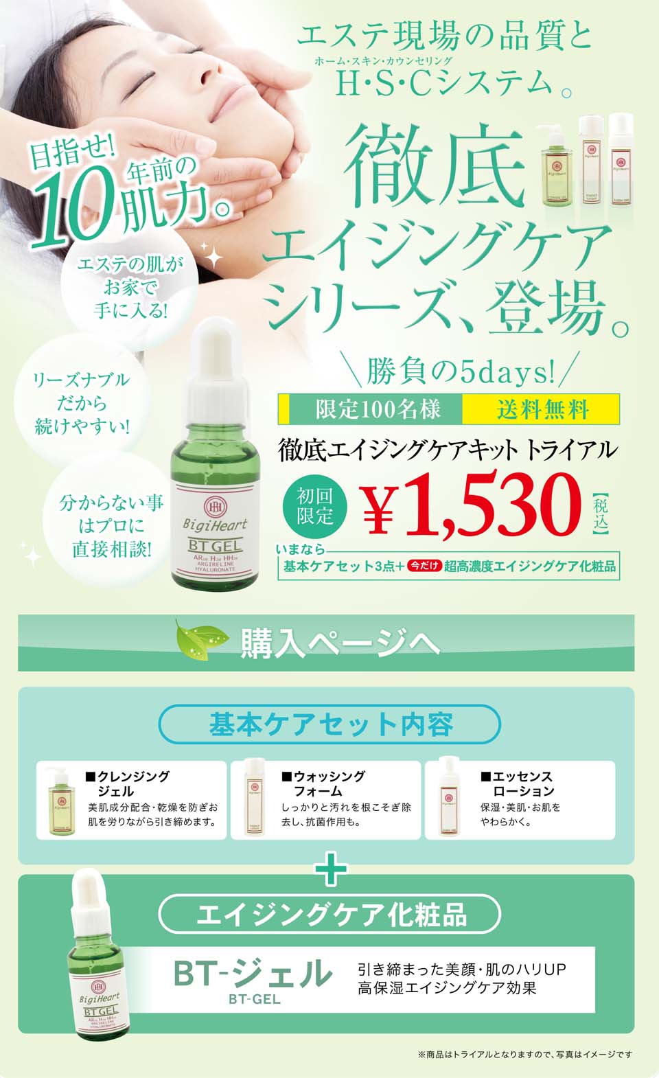 徹底エイジングケアキット トライアル